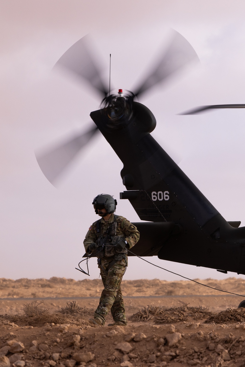 Medics practice medevac operations in Morocco’s Tan Tan training area