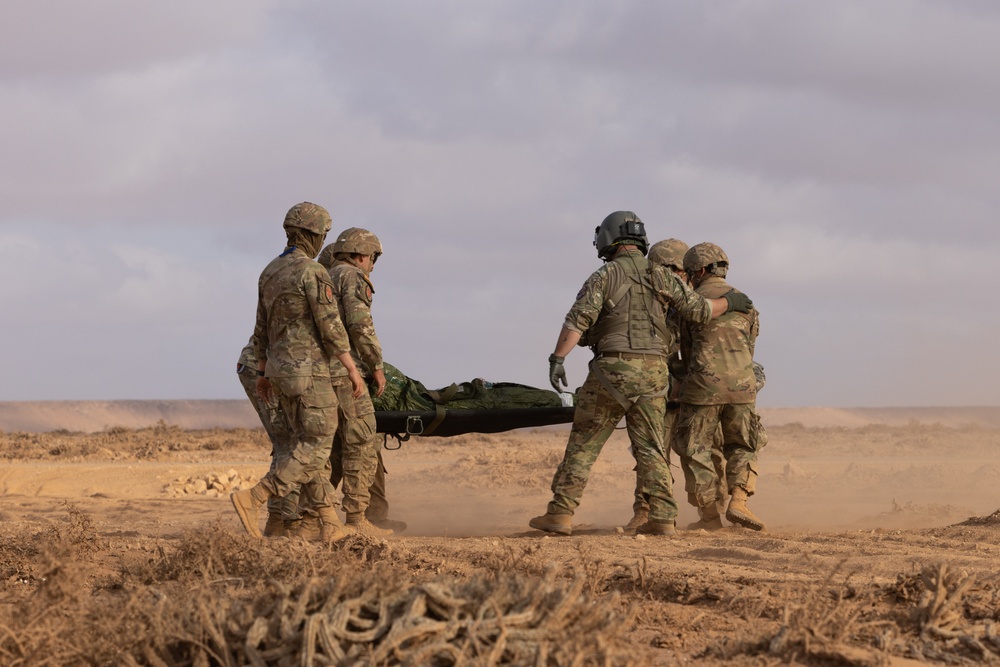 DVIDS - Images - Medics practice medevac operations in Morocco’s Tan ...