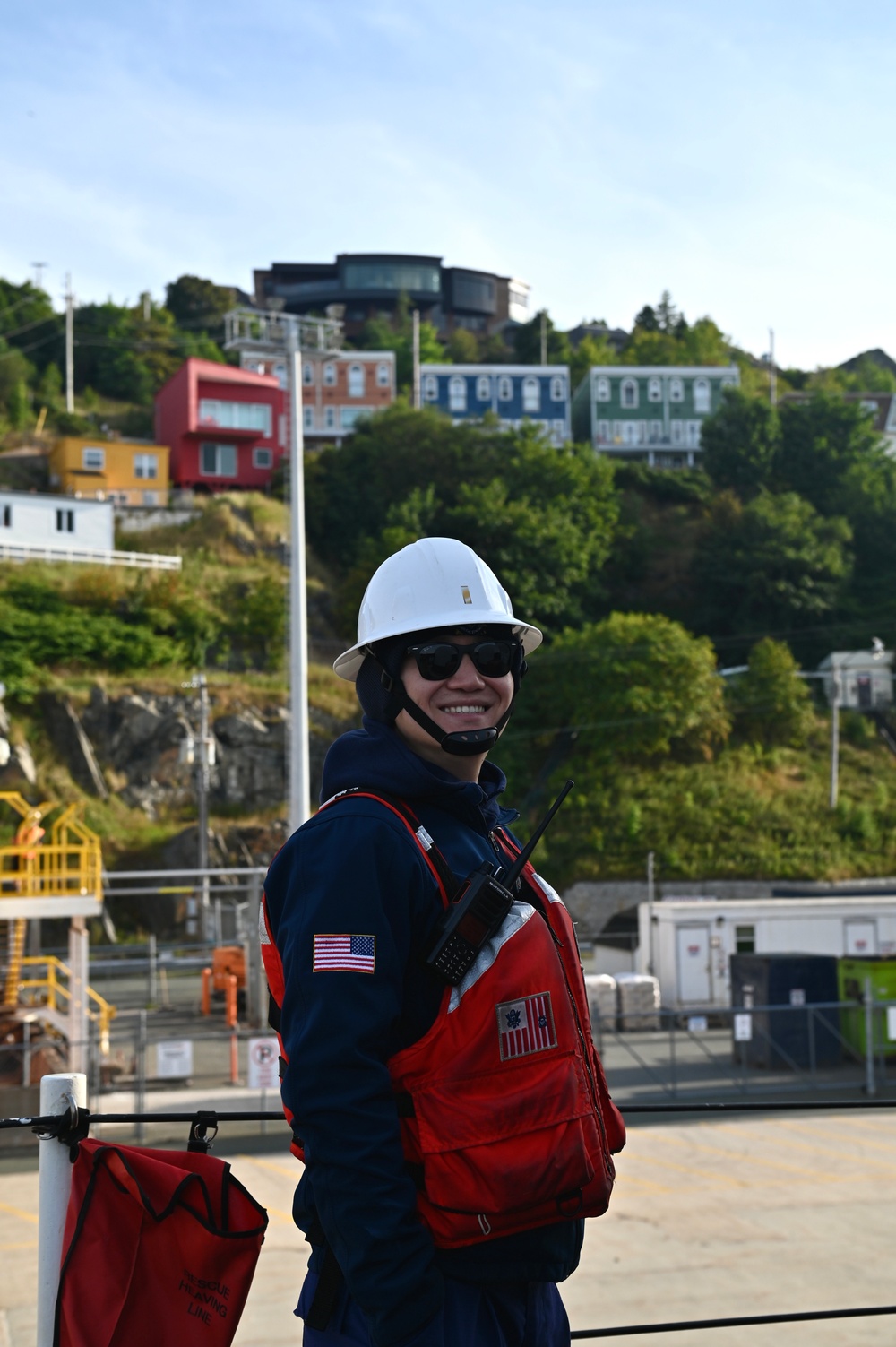 U.S. Coast Guard Cutter Forward (WMEC 911) arrives in St. John’s, Newfoundland