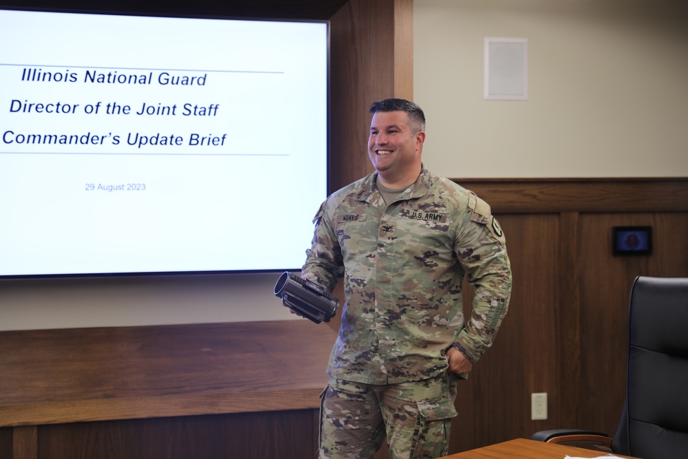 Director of the Joint Chief of Staff recognizes Guardsmen