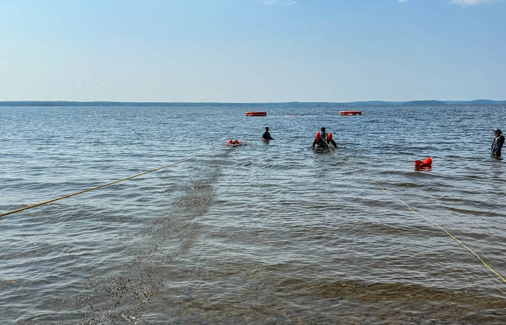 109 water survival and emergency parachute training