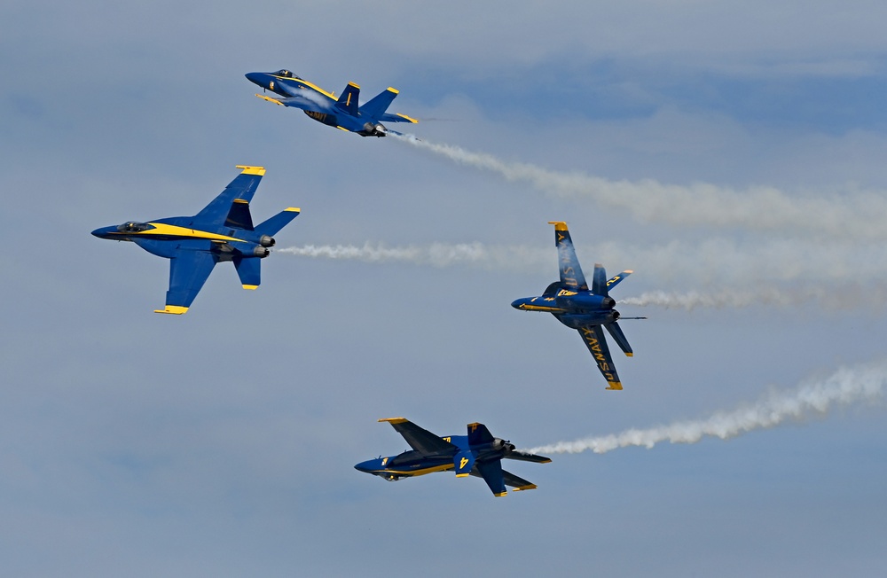 Blue Angels Perform at Guardians of Freedom Air Show in Lincoln, Nebraska