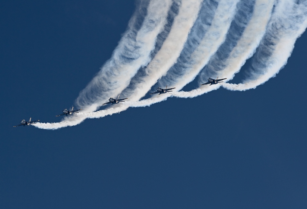 Blue Angels Perform at Guardians of Freedom Air Show in Lincoln, Nebraska