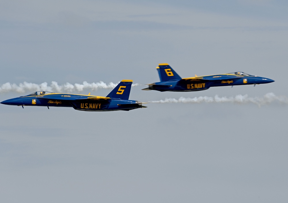 Blue Angels Perform at Guardians of Freedom Air Show in Lincoln, Nebraska