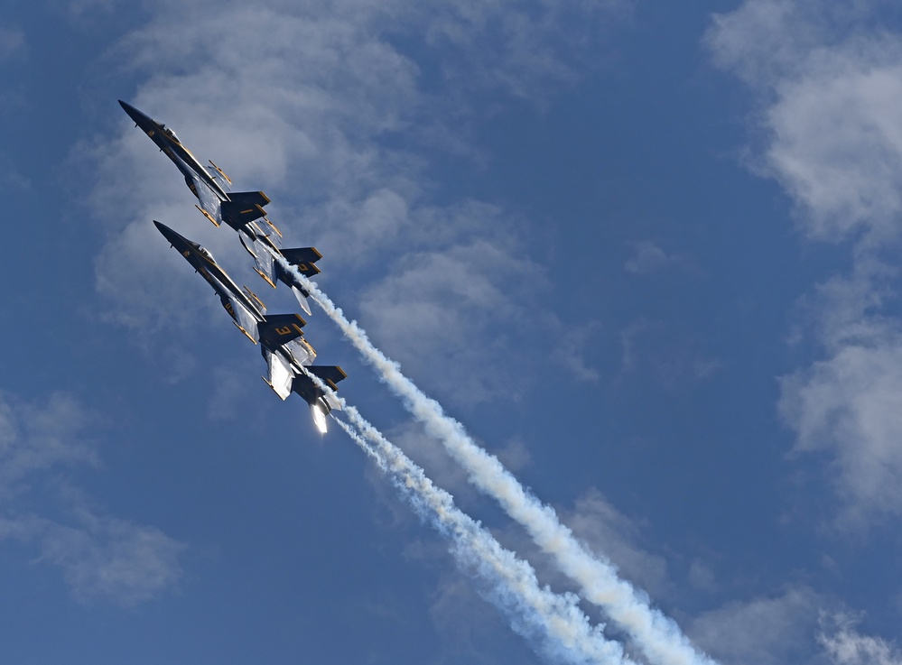 Blue Angels Perform at Guardians of Freedom Air Show in Lincoln, Nebraska