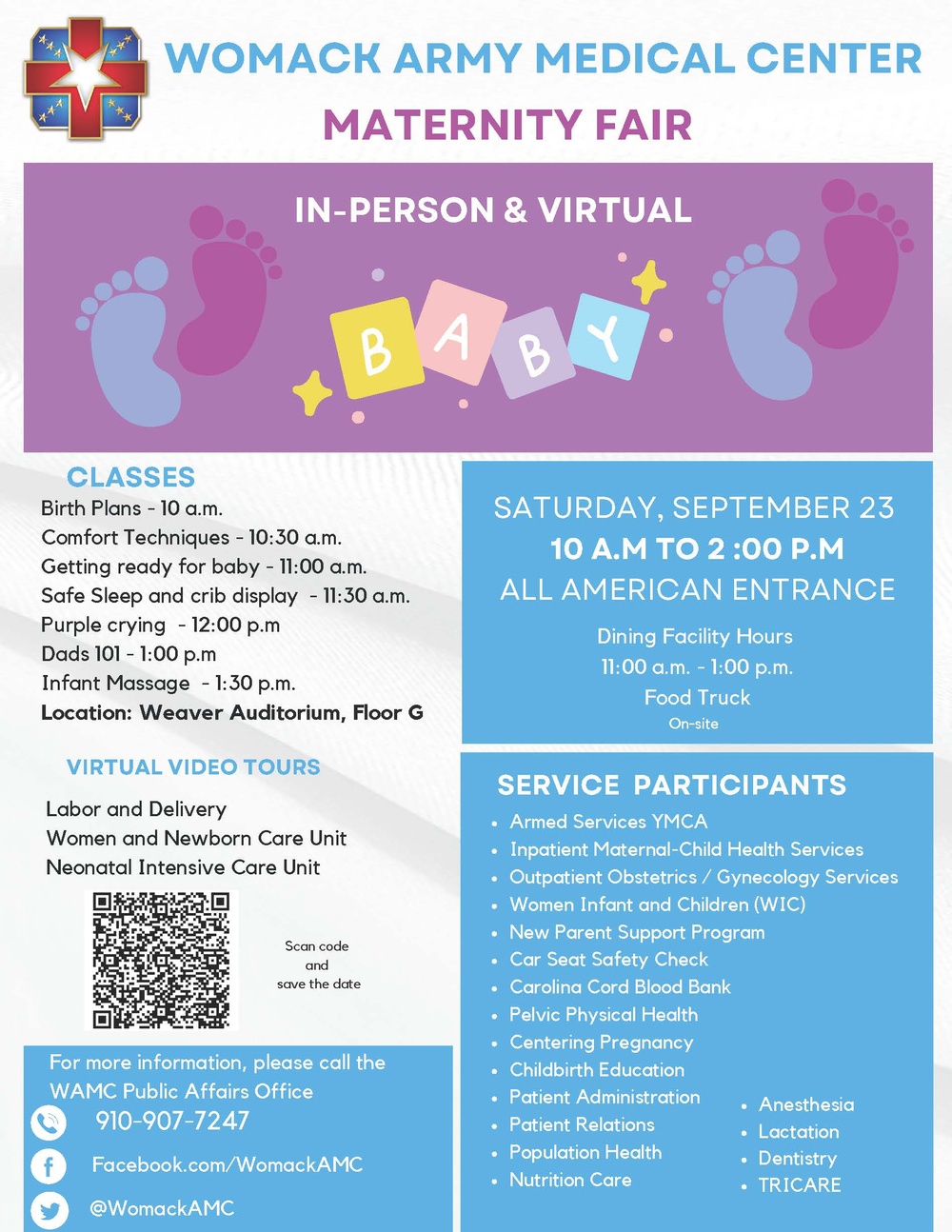 Upcoming Fort Liberty Community Fall Maternity Fair