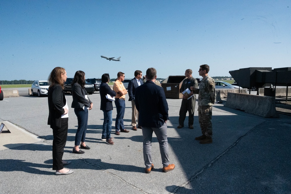 Staff Delegation tours Seymour Johnson
