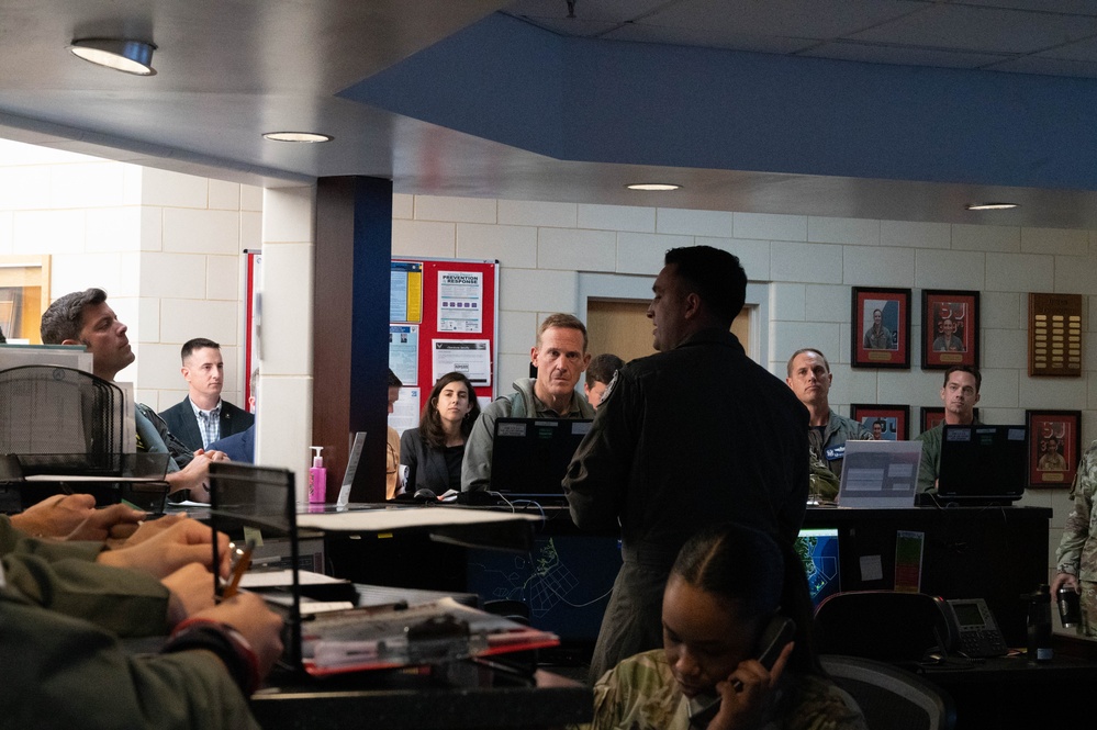 Staff Delegation tours Seymour Johnson