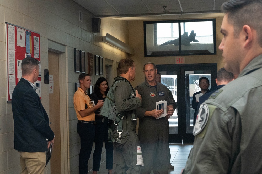 Staff Delegation tours Seymour Johnson