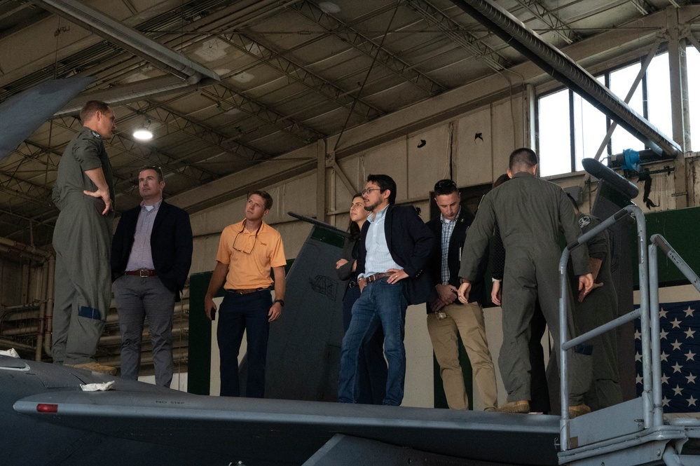 Staff Delegation tours Seymour Johnson