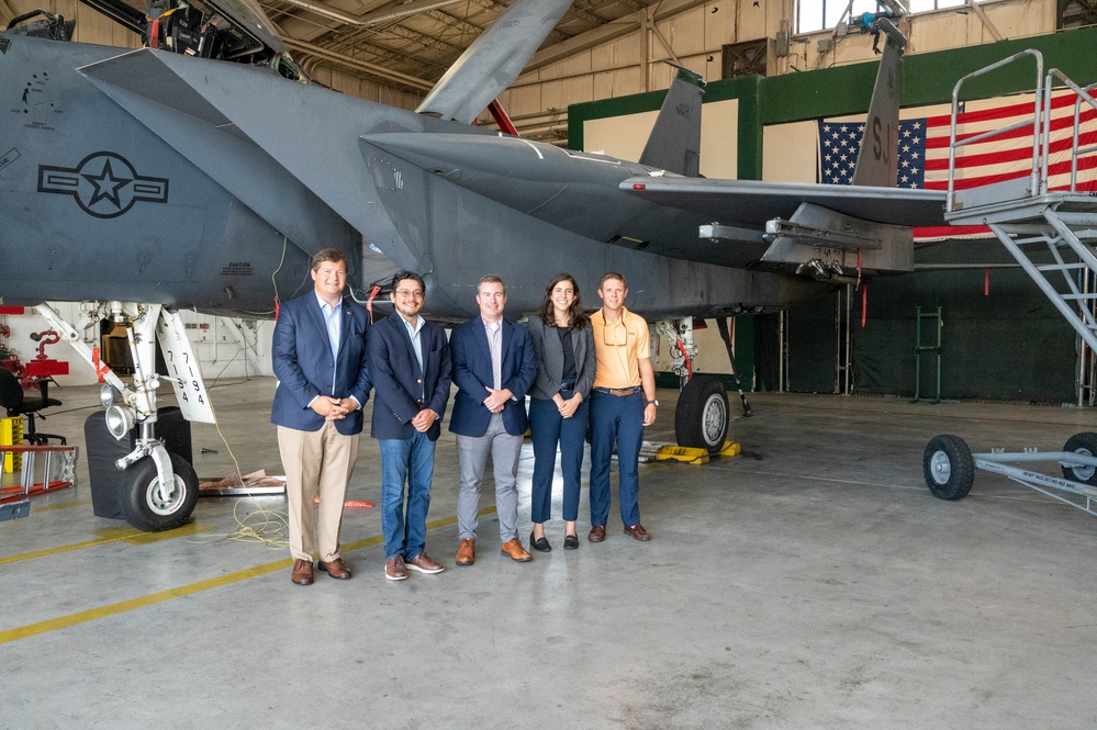Staff Delegation tours Seymour Johnson