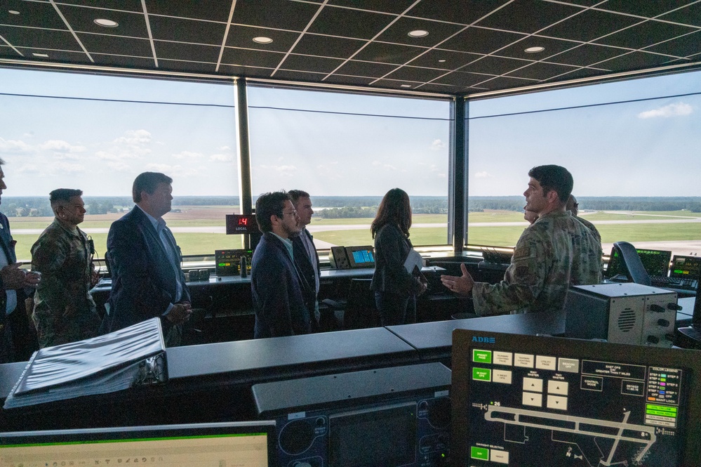 Staff Delegation tours Seymour Johnson