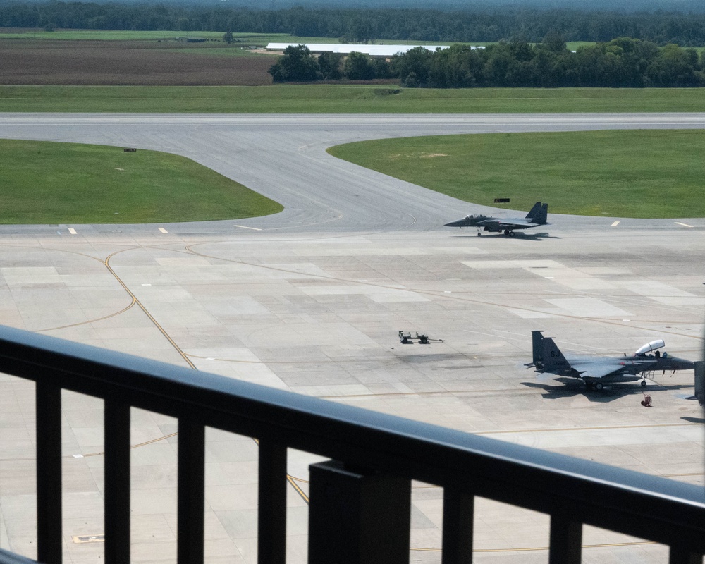 Staff Delegation tours Seymour Johnson
