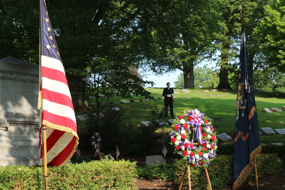 Benjamin Harrison Presidential Wreath Laying Ceremony