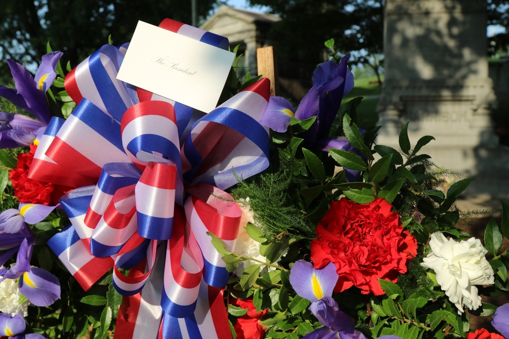 Benjamin Harrison Presidential Wreath Laying Ceremony