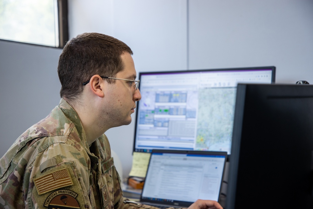 Eyes on the sky: Fort Johnson’s weather wingmen stay alert