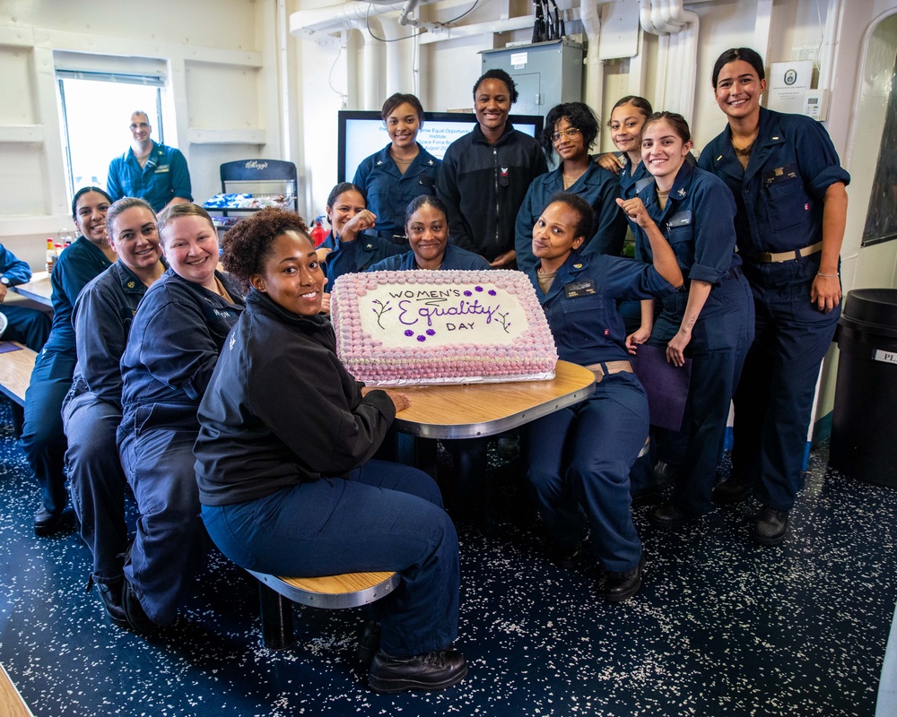 USS Arlington Sailors celebrate Women's Equality