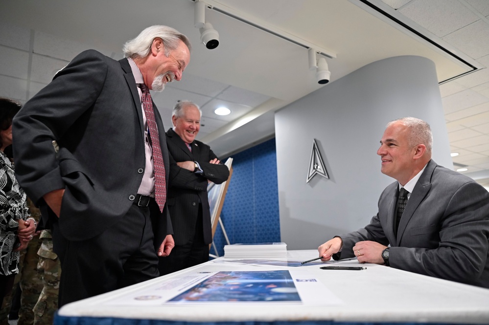 SecAF Kendall unveils Air Force 75th anniversary painting
