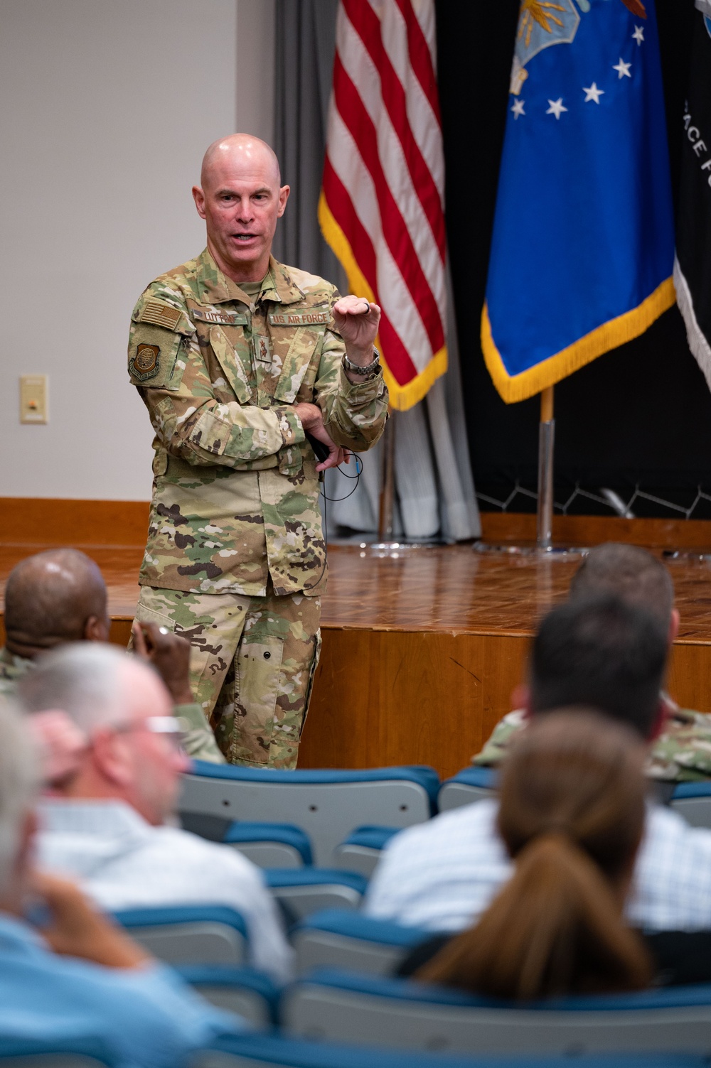 20th Air Force Commander answers Cancer Study questions at Space Operations Command