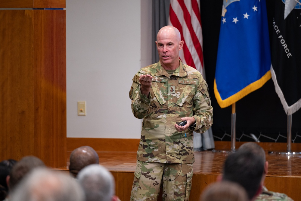 20th Air Force Commander answers Cancer Study questions at Space Operations Command
