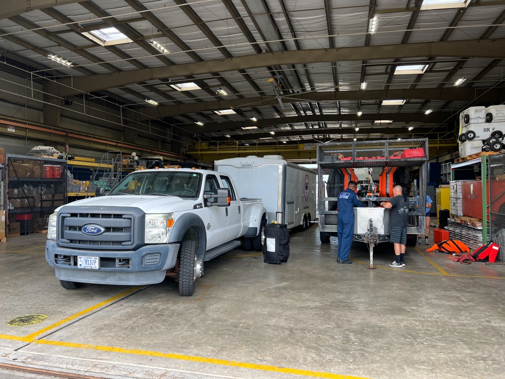 US Coast Guard Gulf Strike Team prepares for Hurricane Idalia