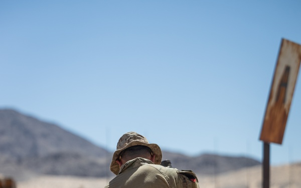 MARSOC Raiders and V3/4 Marines conduct mortar exercise at Range 106A