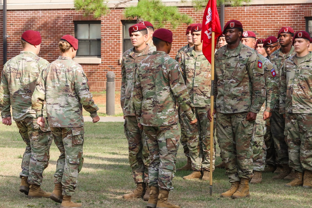 Headquarters &amp; Headquarters Company, 307th AEB Change of Command Ceremony