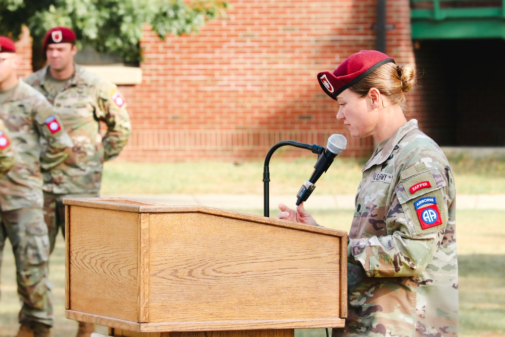 Headquarters &amp; Headquarters Company, 307th AEB Change of Command Ceremony