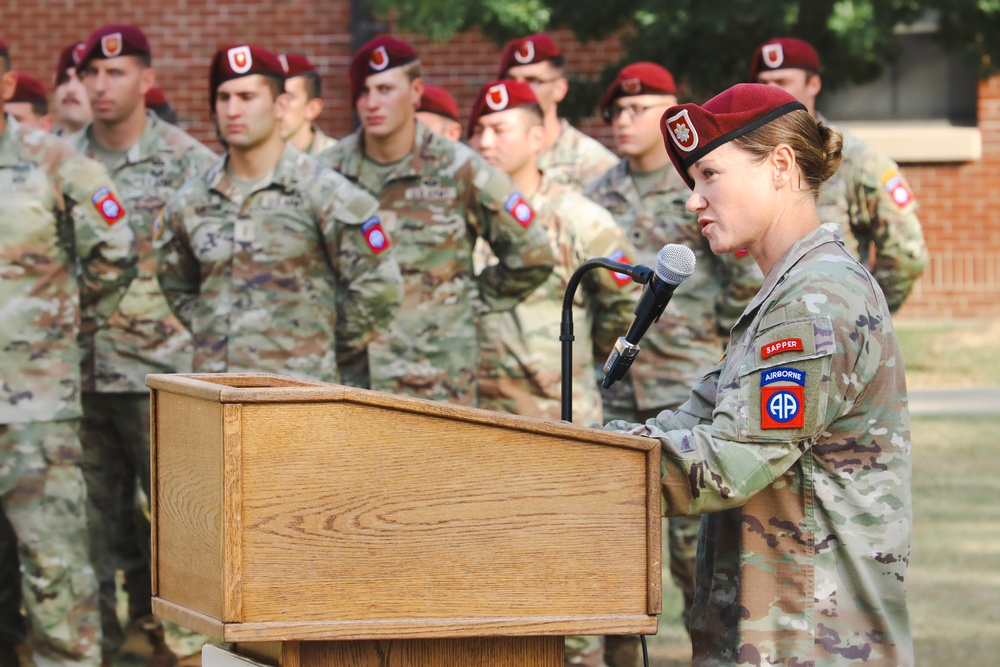 Headquarters &amp; Headquarters Company, 307th AEB Change of Command Ceremony