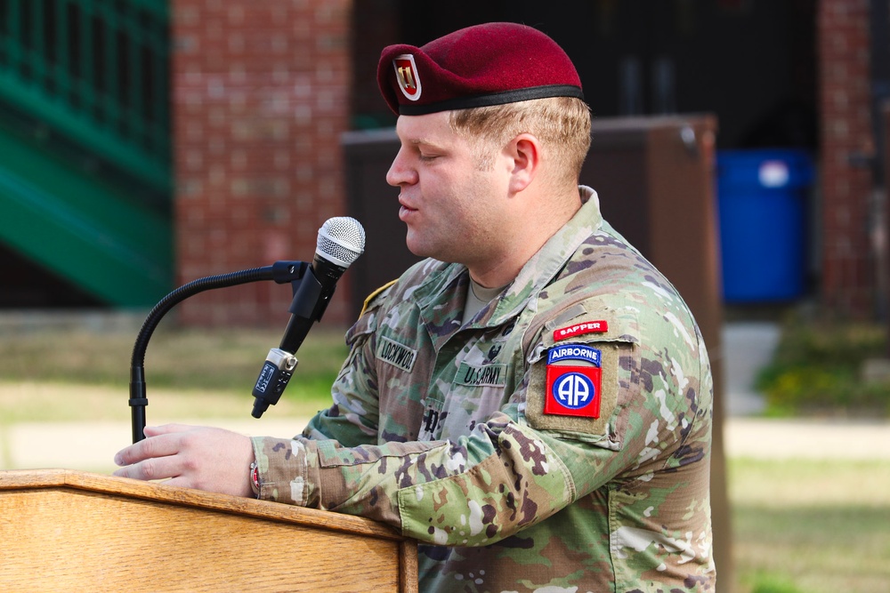 Headquarters &amp; Headquarters Company, 307th AEB Change of Command Ceremony