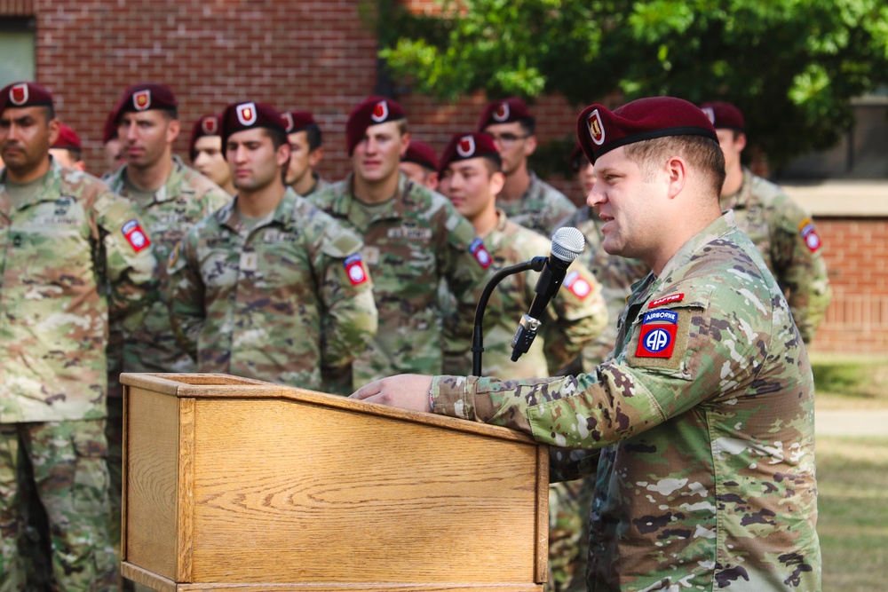 Headquarters &amp; Headquarters Company, 307th AEB Change of Command Ceremony