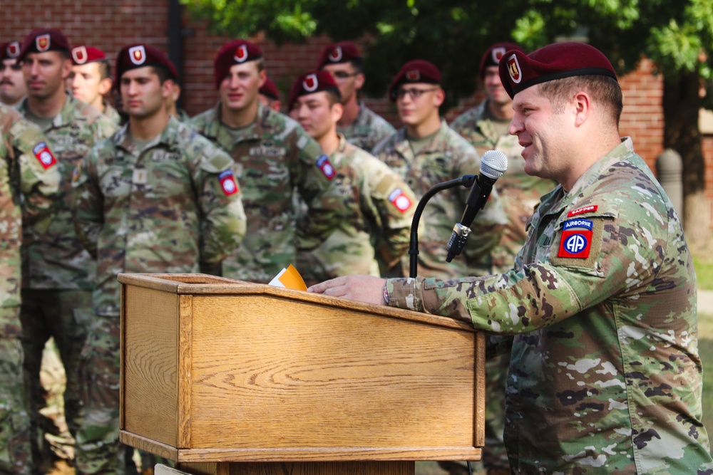 Headquarters &amp; Headquarters Company, 307th AEB Change of Command Ceremony