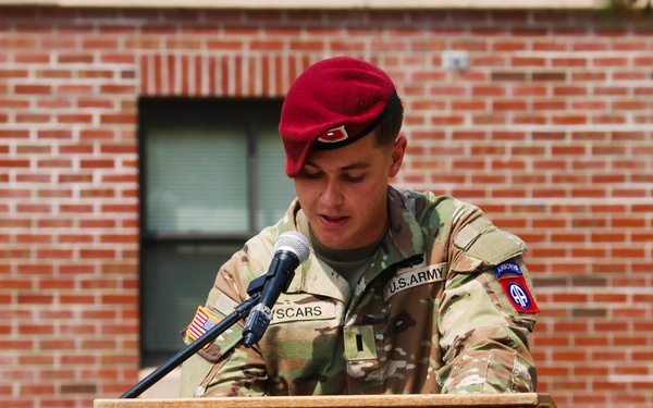 Echo Company, 307th AEB Change of Command Ceremony