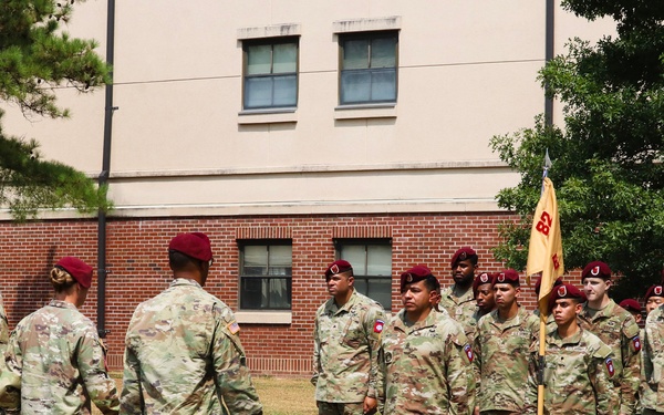 Echo Company, 307th AEB Change of Command Ceremony