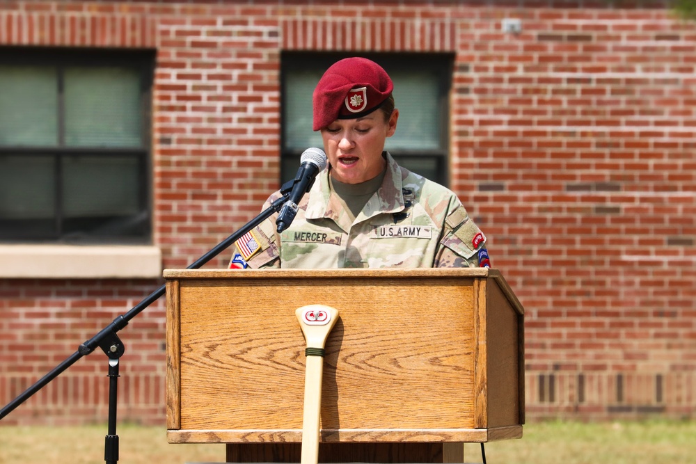 Echo Company, 307th AEB Change of Command Ceremony