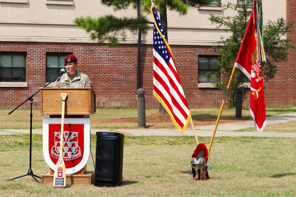 Echo Company, 307th AEB Change of Command Ceremony