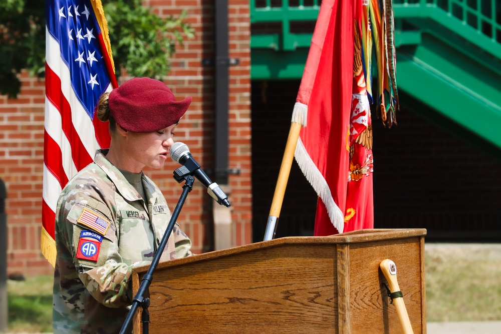 Echo Company, 307th AEB Change of Command Ceremony