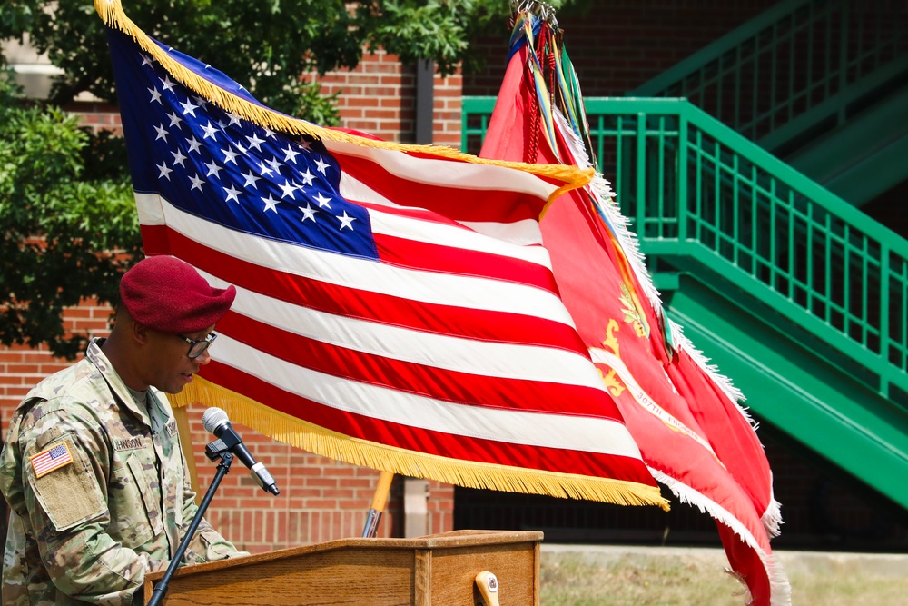 Echo Company, 307th AEB Change of Command Ceremony