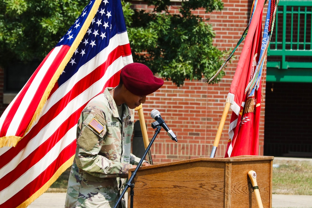 Echo Company, 307th AEB Change of Command Ceremony