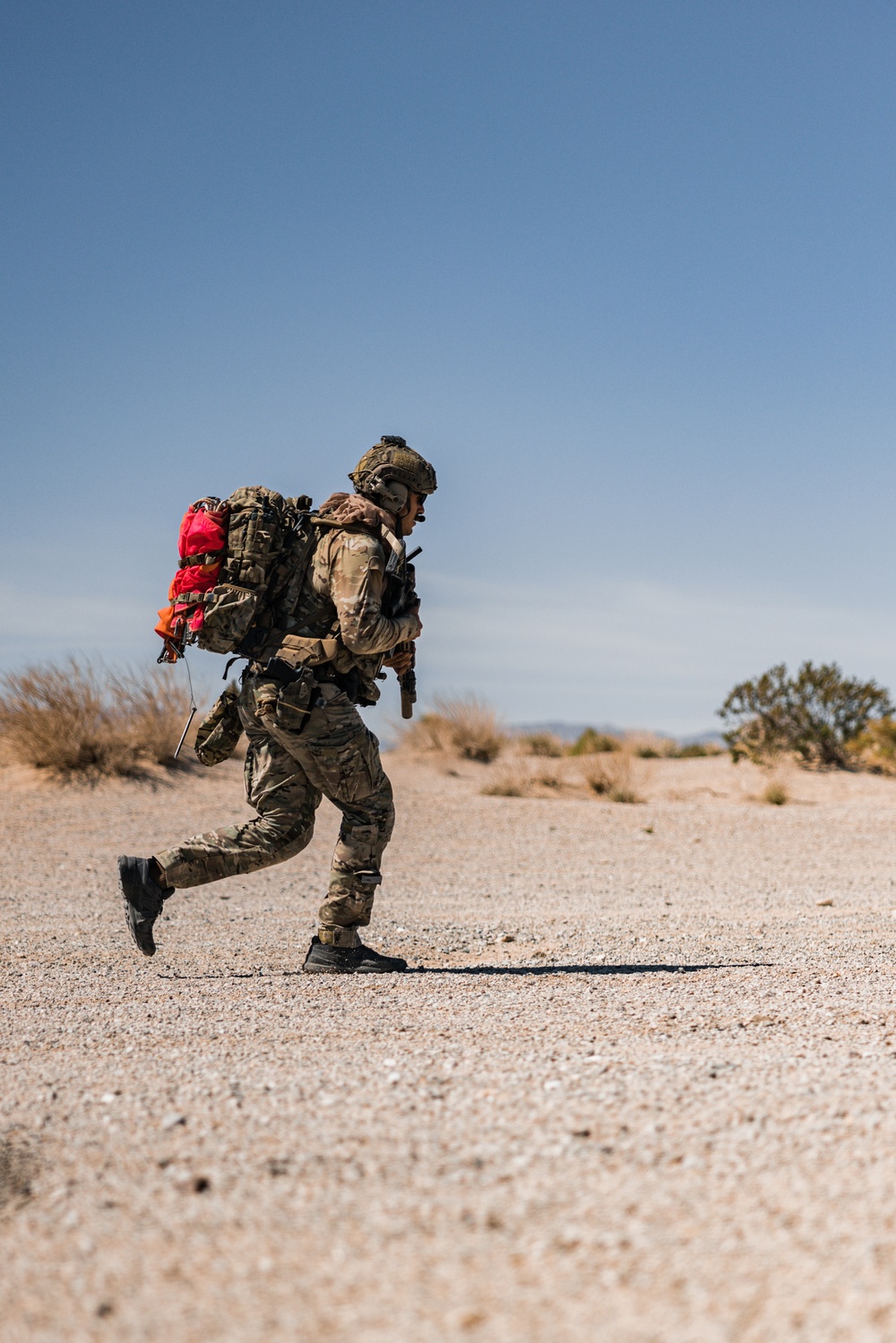 MARSOC RAIDERS conduct a mounted patrol at Marine Corps Air-Ground Combat Center