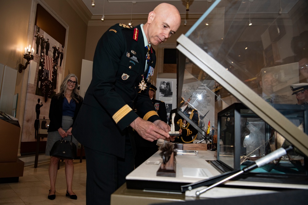 Canadian Chief of Defence Staff Gen. Wayne Eyre Participates in an Armed Forces Full Honors Wreath-Laying Ceremony at the Tomb of the Unknown Soldier