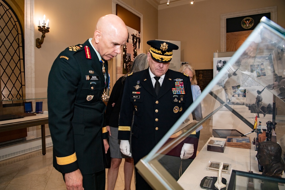 Canadian Chief of Defence Staff Gen. Wayne Eyre Participates in an Armed Forces Full Honors Wreath-Laying Ceremony at the Tomb of the Unknown Soldier