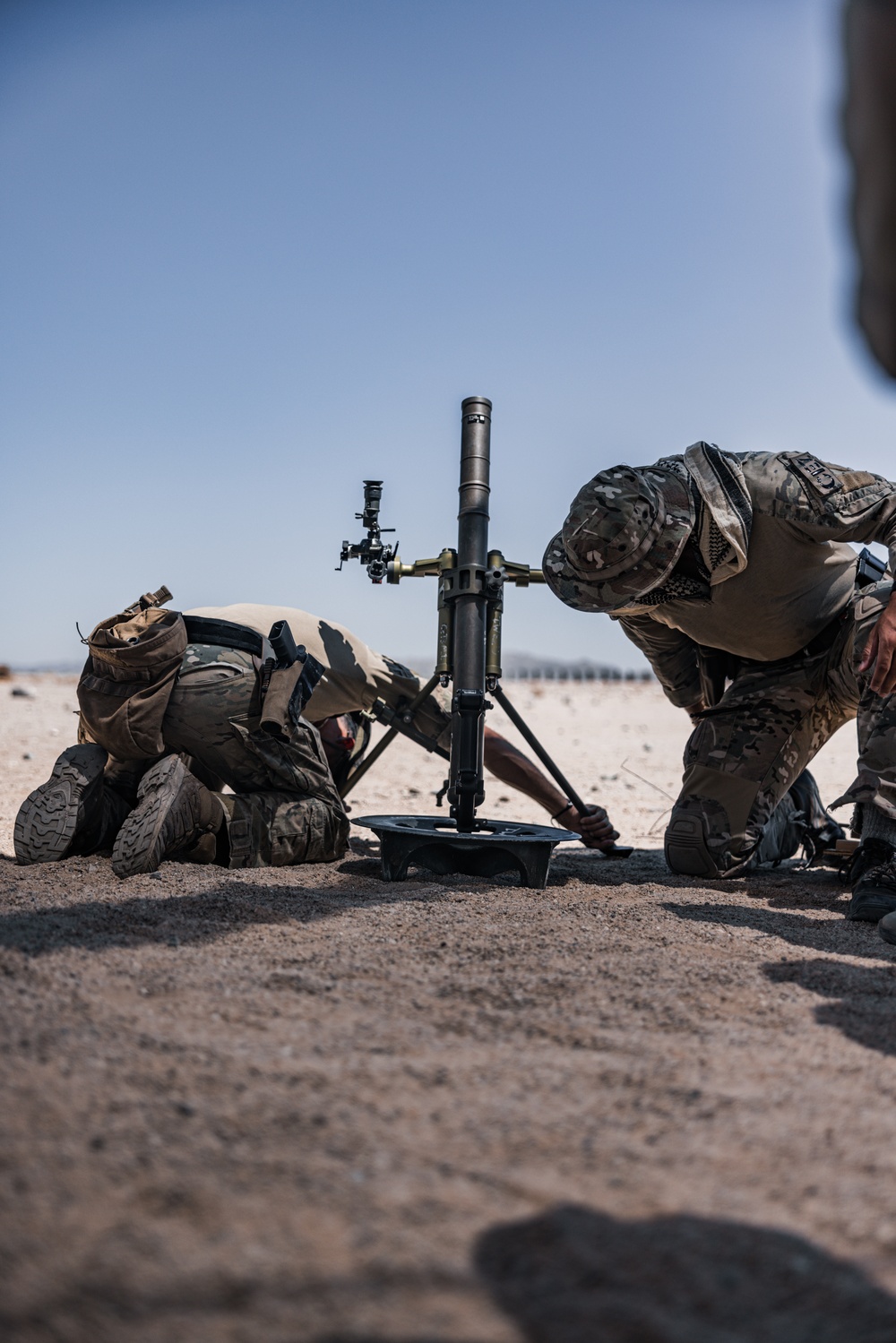 Marine Corps Special Operations Raiders conduct training alongside 3rd battalion, 4thMarine Regiment (REIN)