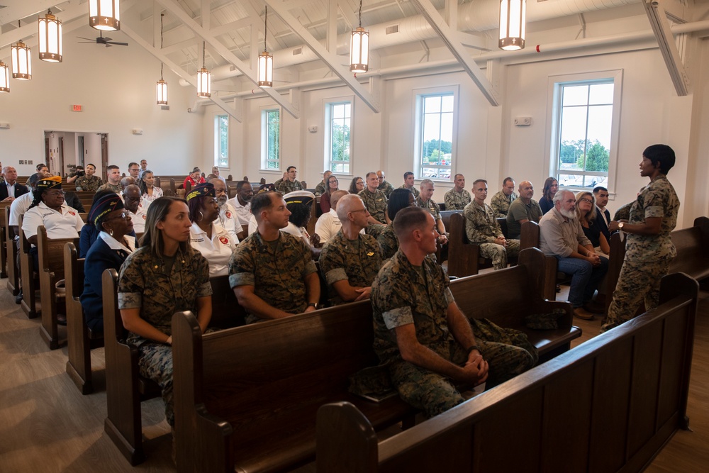 Reopening of historic Montford Point Chapel