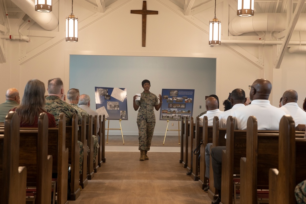 Reopening of historic Montford Point Chapel