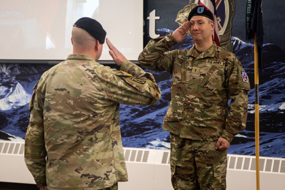 10th Mountain Division Band Change of Command