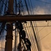 Crewmembers conduct twilight climb aboard Coast Guard Cutter Eagle