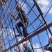 Up and over on Coast Guard Cutter Eagle
