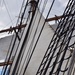 Eagle crewmembers work to set sail during training cruise