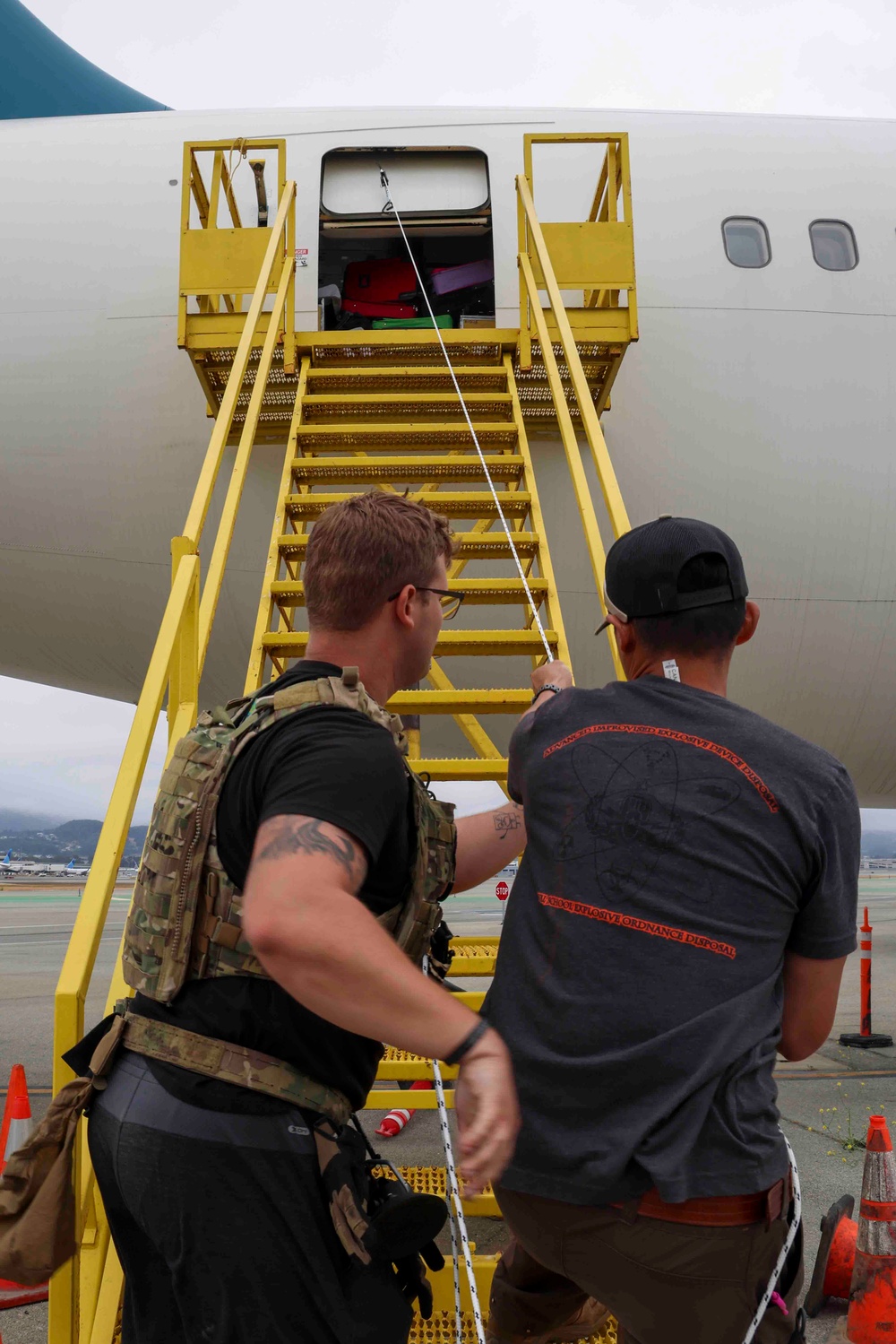 Beale EOD participates in the Bomb Squad Response to Transportation Systems exercise